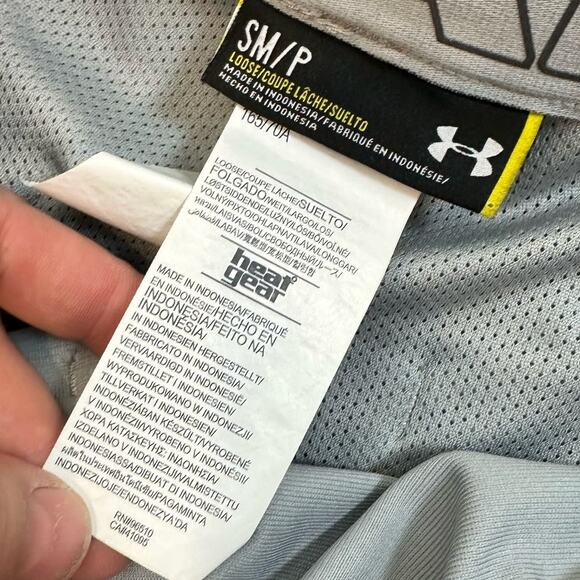 Under Armour Gray Baseball Pants Loose Heat Gear Men's S Small - Picture 9 of 11